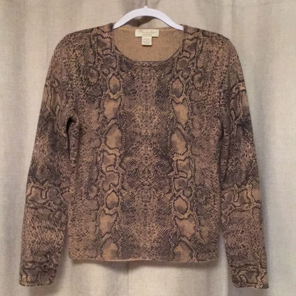 Cashmere Snakeskin sweater